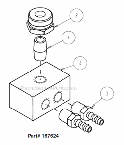 Part Location Diagram of 163992 MK Diamond Fitting, 3/4X1 1.5 Mnh X 1/4 Fnpt